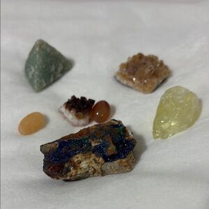 Set of 7 Crystal Collection Authentic Stones For Health